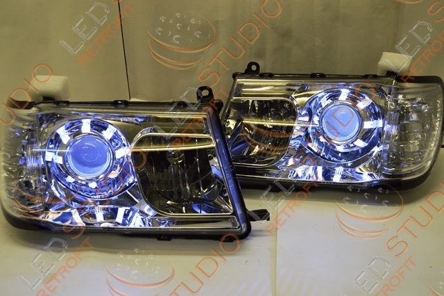 Биксеноновые фары Toyota Land Cruiser 100 98 -